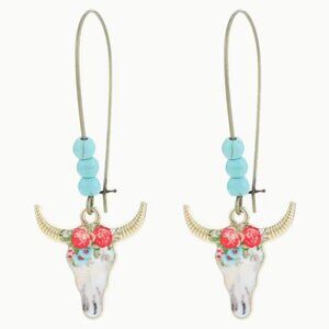 Tribal - 🦋 Bull Head Drop Earrings